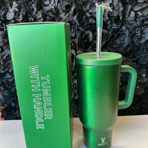 40oz Meoky Limited Edition Stainless Steel Tumbler with Leak-proof Lid - Picture 8 of 9